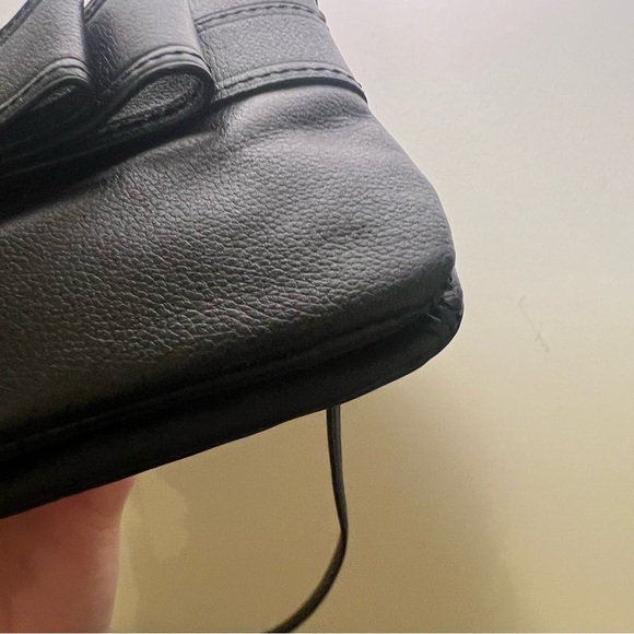 Kate Spade Celina Black Leather Bow Crossbody Bag - Picture 9 of 12